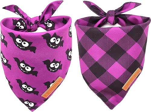 Realeaf Pañuelos para el día de la madre, 2 unidades, bufanda reversible para mascotas con texto en inglés "I Love My Mom" para niños y niñas, tela