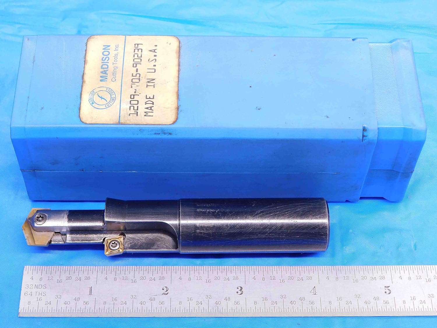 Madison 9/16 O.D. INDEXABLE Spade Drill/Counterbore 1209-705-90239 3/4 Shank - AB0482AY3