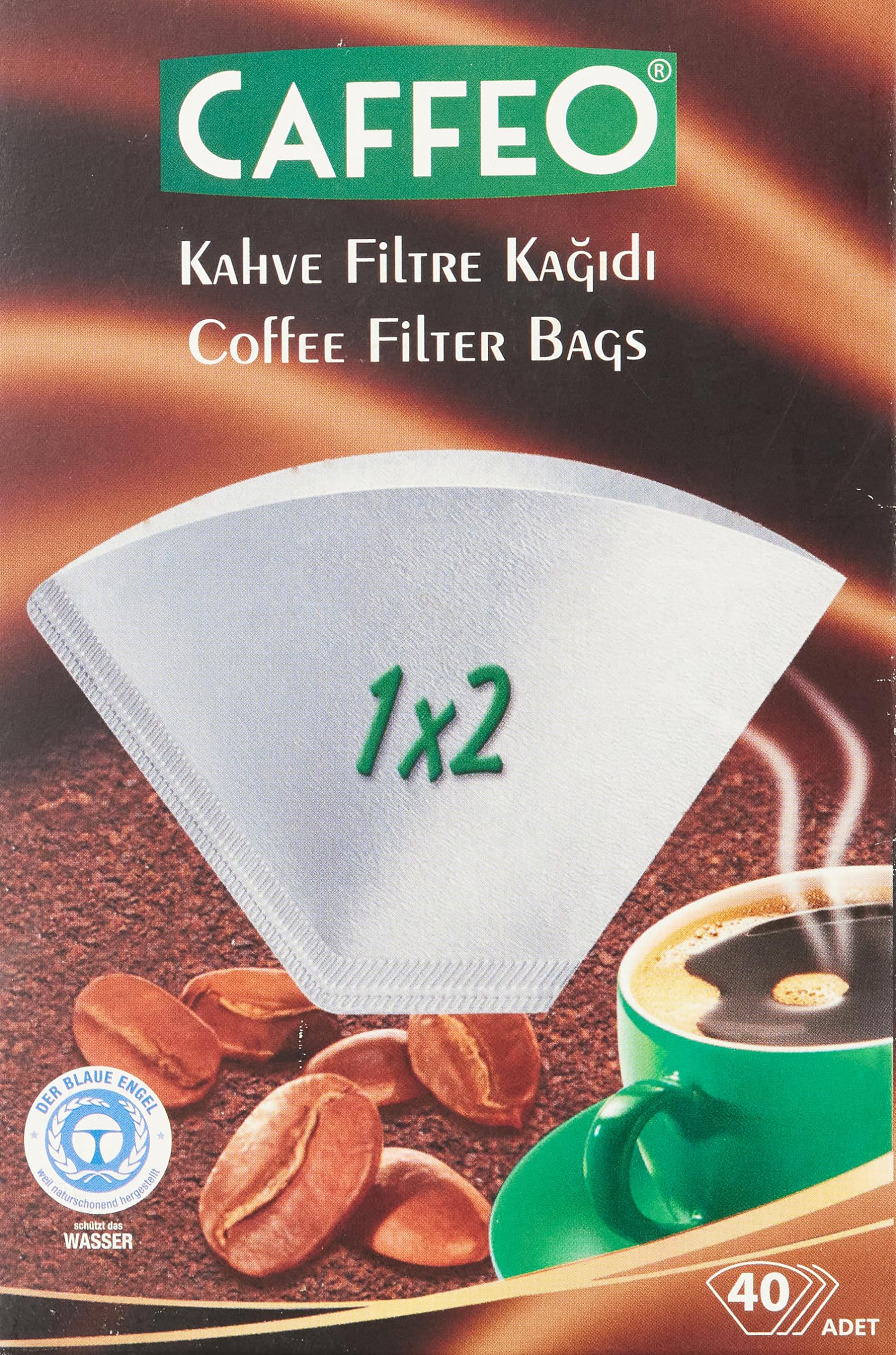 Caffeo 1x2/40 Kahve Filtresi