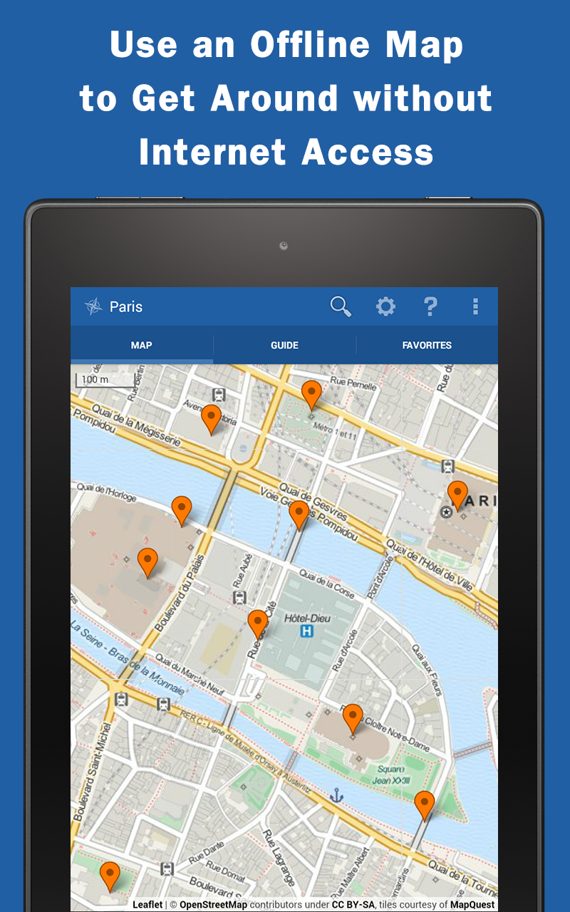 Paris Travel Guide & Offline Map - App on Amazon Appstore