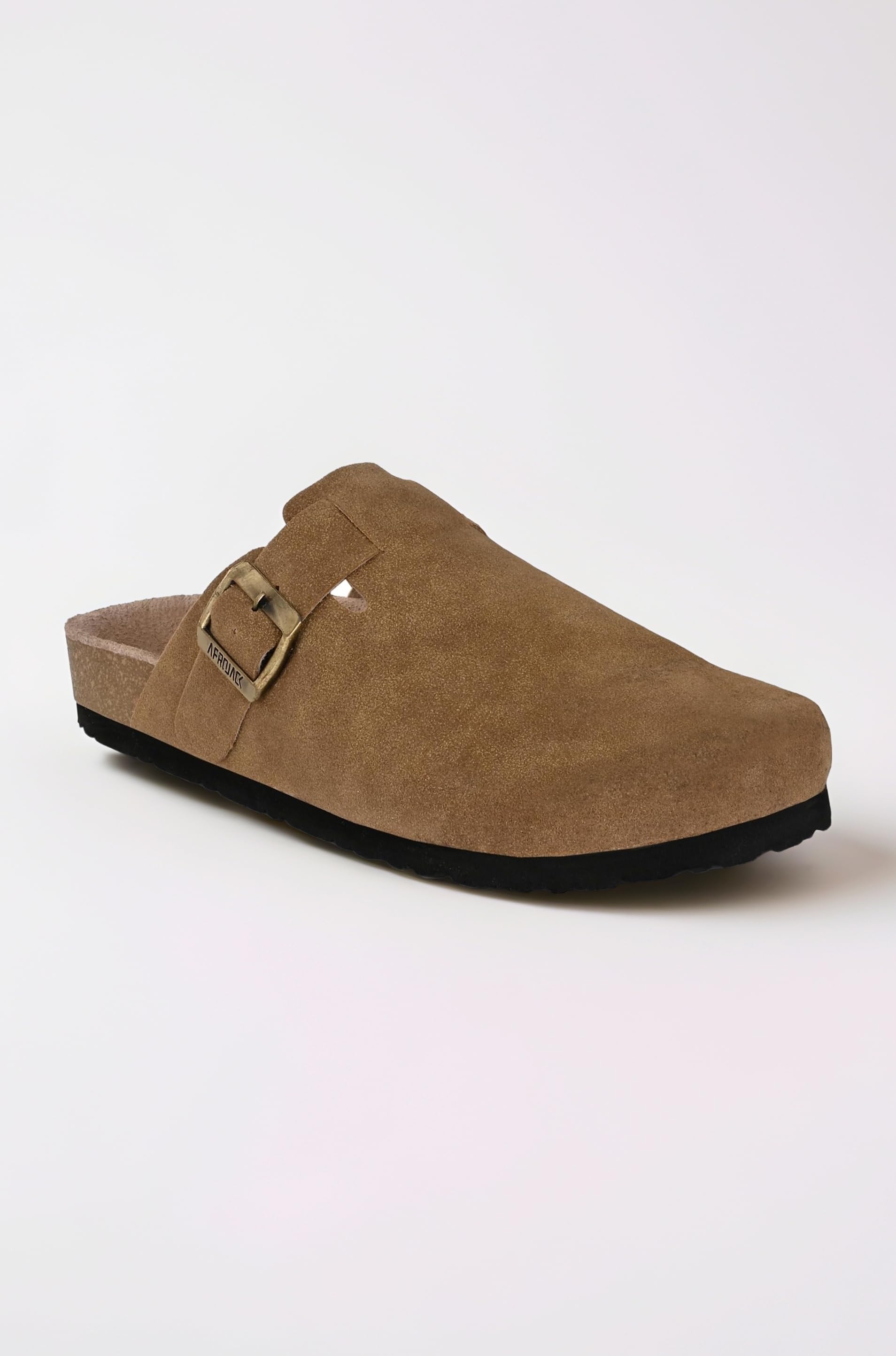 Men's Leather Sandals Lightweight With EVA Sole