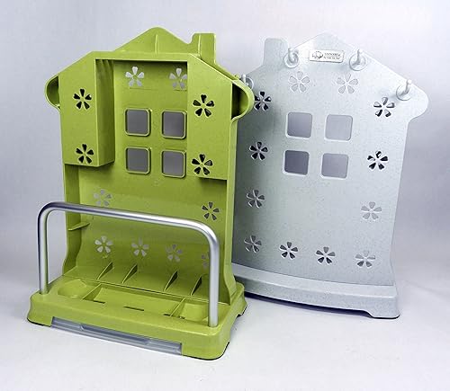 Miniatura 3 de Uniware Organizador de cubiertos de aluminio y ABS de alta calidad (blanco hueso)