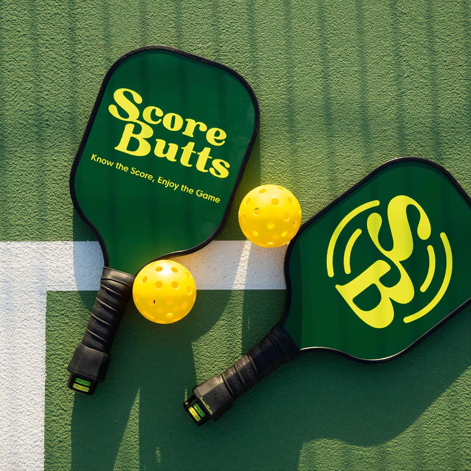 Pickleball Scorekeeper, Easy Attach Pickleball Score Keeper for Paddle Butt, Pickleball Paddle Score Keeper, Keeps Score of Points, for Paddles Rackets Racquets, Counting Recording Scoring
