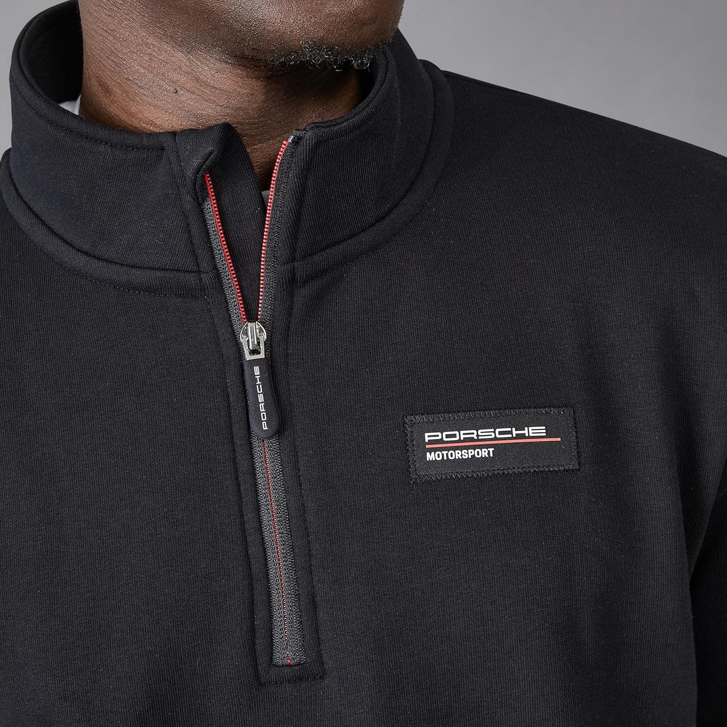 1/4 Zip Sweater - Black - Image 6