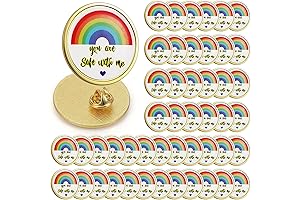 Thoughtful and Visible: You Are Safe with Me Pin Bulk Enamel Pronoun Pins
