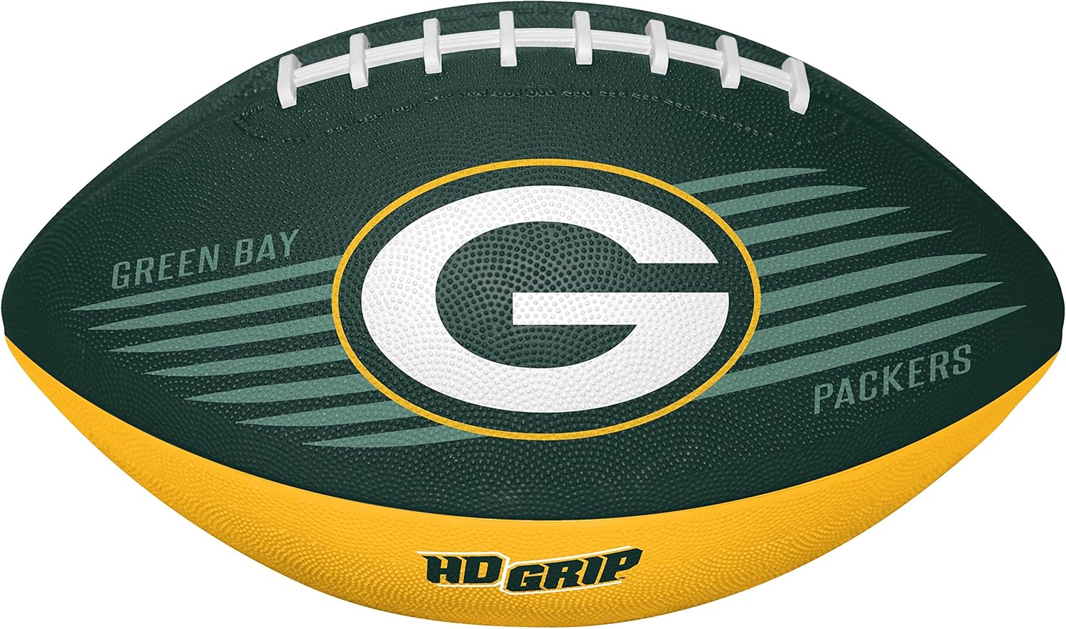Rawlings NFL Downfield Youth Size Football with 5X HD Grip, Green Bay Packers : Sports & Outdoors