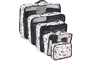 Sanrio | Hello Kitty Five-Piece Packing Cube Travel Essentials