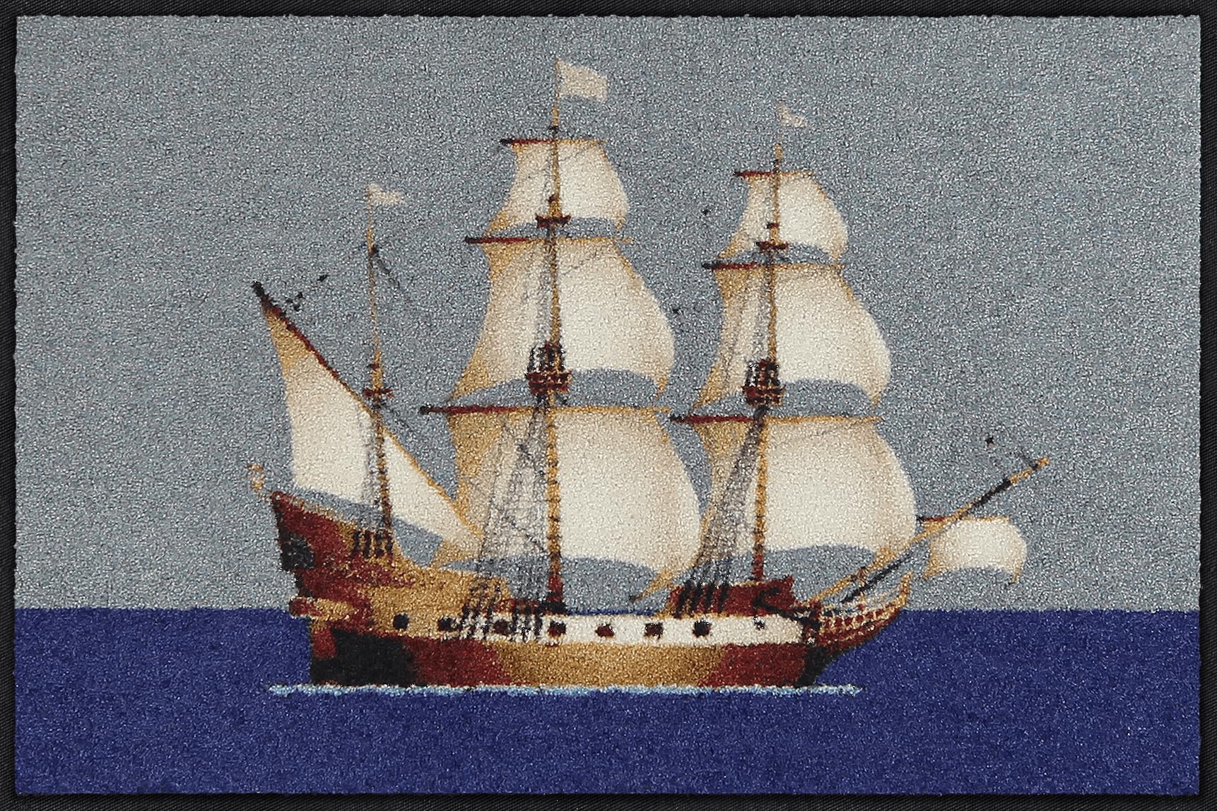 Salonloewe Fussmatte Oceandream I Schmutzfangmatte & Fußabtreter für Innen 50 x 75 cm