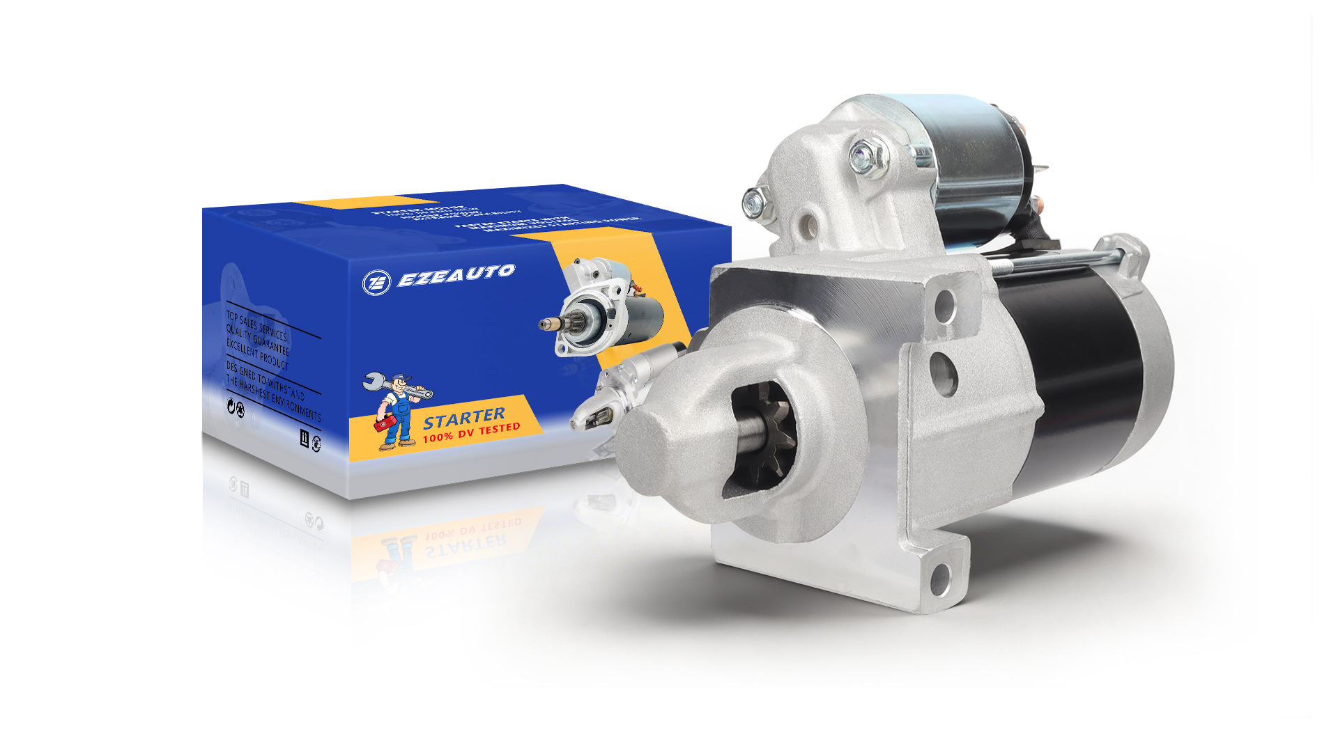 Image of Ezexpreze 18266 New Starter Motor for Kawasaki FH721V FH680V FH641V FH601V FH500V John Deere Tractor 325 335 GT245 LX277 LX280 OE#: 228000-7990 228000-7991 21163-7002 21163-7014 21163-7026