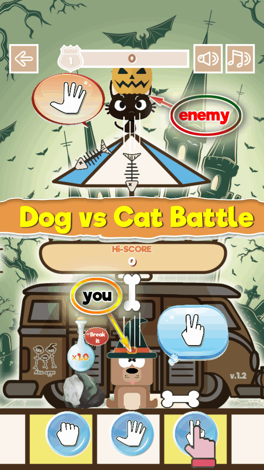 Cat Clarkson Rps Dog vs Cat RPS Battle-Amazonアプリストアのアプリ