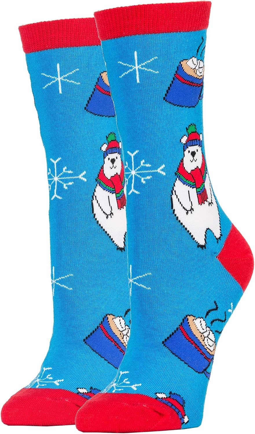 ooohyeah Women's Holiday Novelty Crew Socks, Crazy Funny Dress Christmas Socks Stocking Stuffer Gift