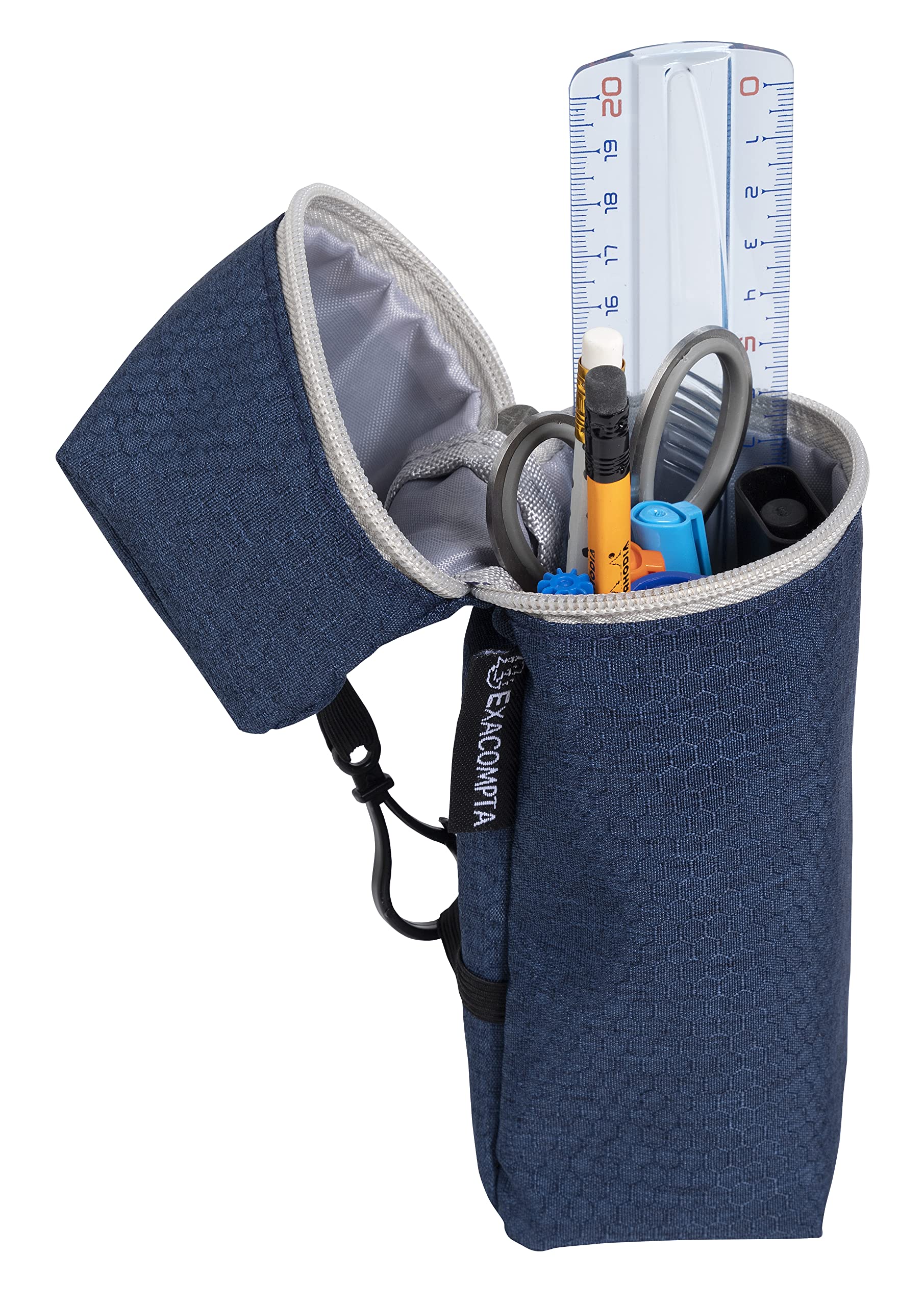 Exacompta - Ref. 52790E - 1 Bee Blue polyester pencil case - Random colours, à l'unité - Image 4