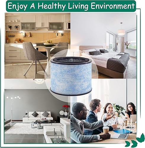 Miniatura 4 de Asheviller Repuesto de filtro AP200, compatible con el purificador de aire Instant AP200, filtro HEPA verdadero de grado H13 y filtro de carbón