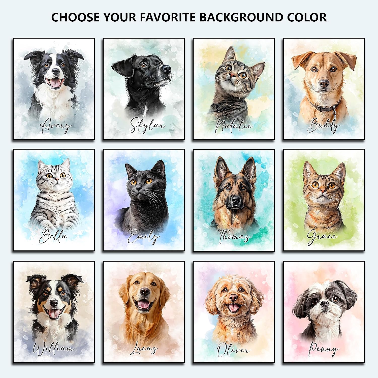 Crown & Paw Custom Pet Canvas 