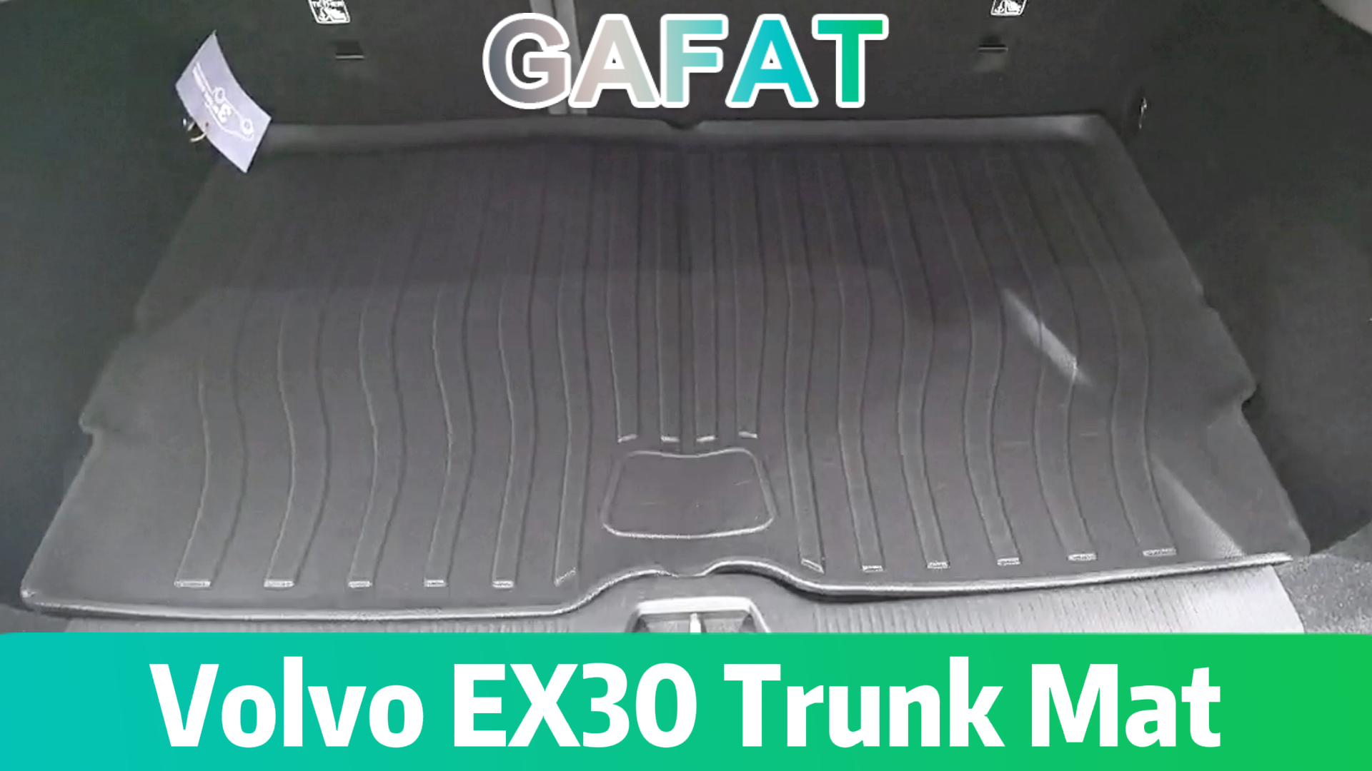 Tapis De Coffre En Caoutchouc Pour Volvo EX30 2023-2025 (version Plancher Haut) - Protection étanche, Bord Relevé 10mm, Matériau TPE Recyclable - 3