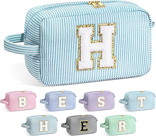 Miniatura 89 de YOOLIFE Estuche de Maquillaje con Inicial - Regalos de Cumpleaños para Mujeres, Niñas, Mamá, Hija, Amigas, Hermana, Profesora, Regalos de Propuesta