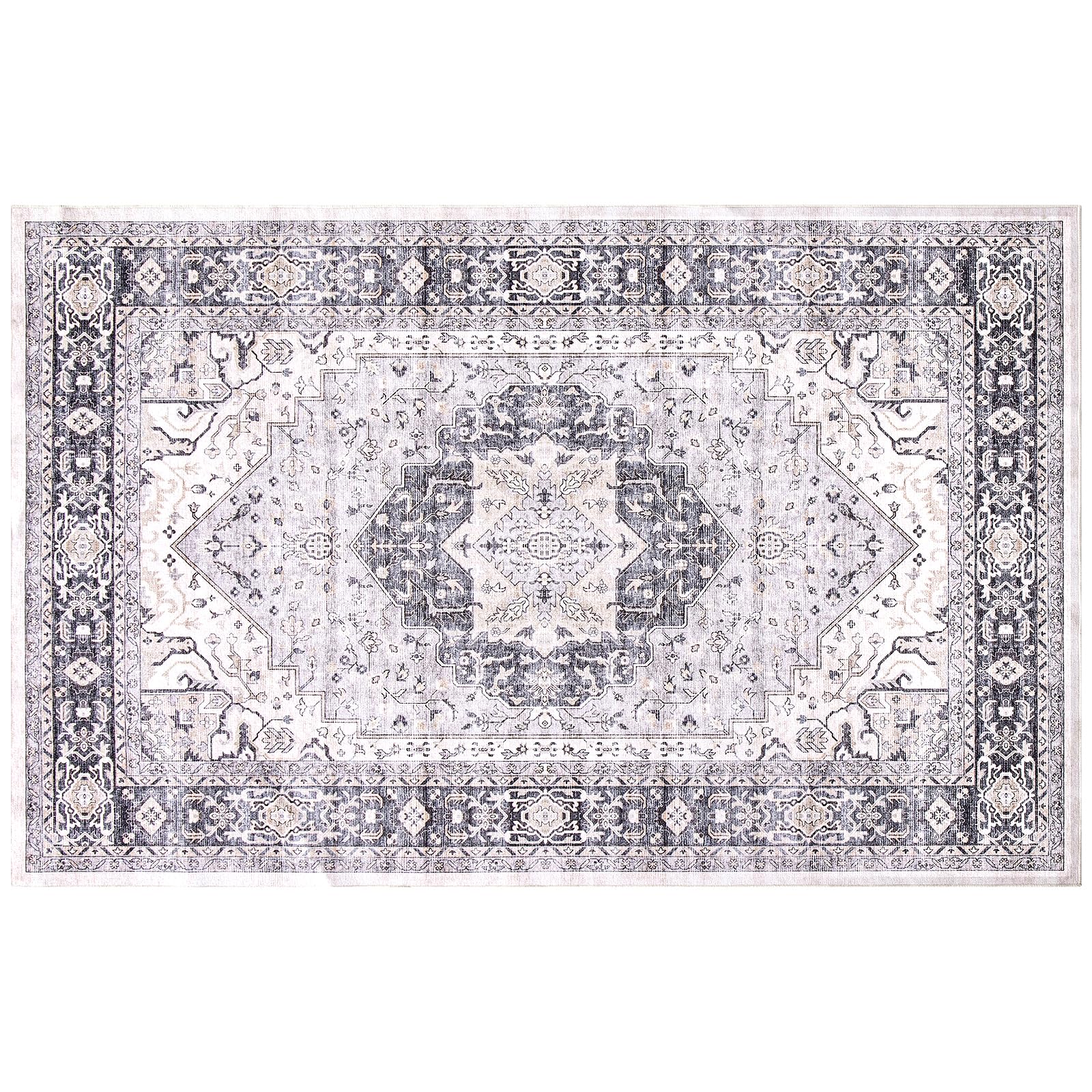 Alfombra Corredor Antideslizante y Lavable Carvapet Fina para Suelos