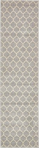 Vista 284 de Unique Loom Trellis Collection - Alfombra estilo marroquí de enrejado gris oscuro (8' 0 pies x 11' 0 pies)