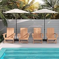 Vista 37 de WestinTrends Ashore Modern - Silla plegable Adirondack para exteriores (juego de 2), color lima