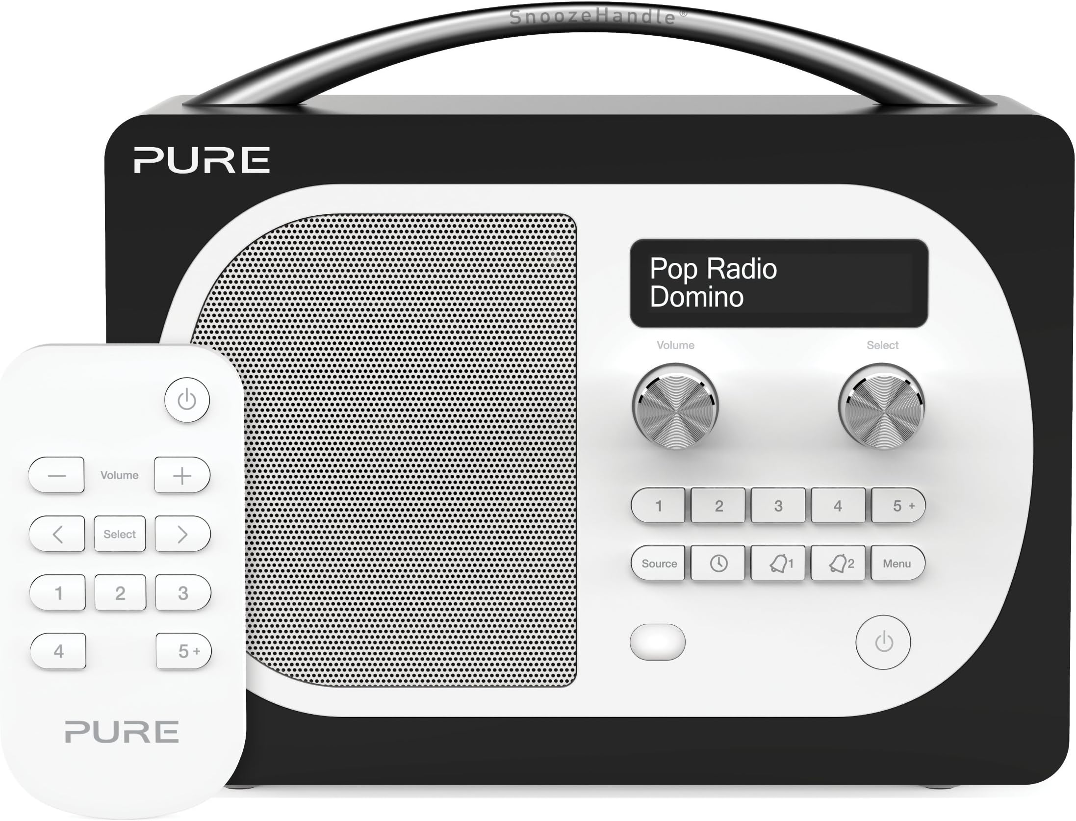 Pure Evoke D4 Portable DAB/FM Radio with Bluetooth - Domino (Renewed)