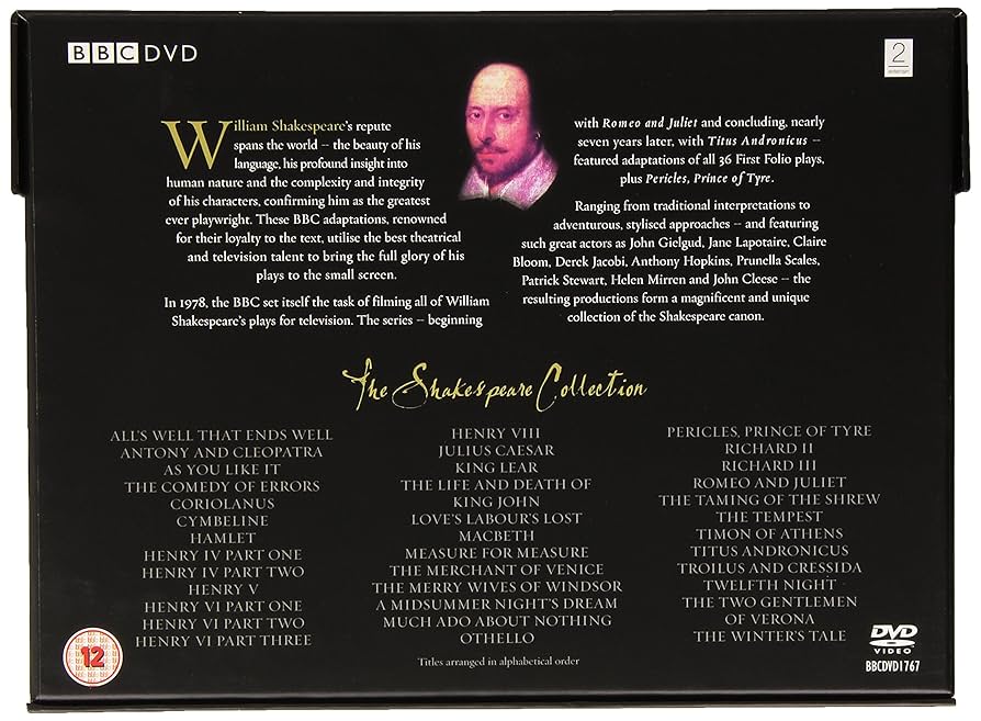 The BBC Shakespeare Collection Box Set [38 DVDs] [UK Import