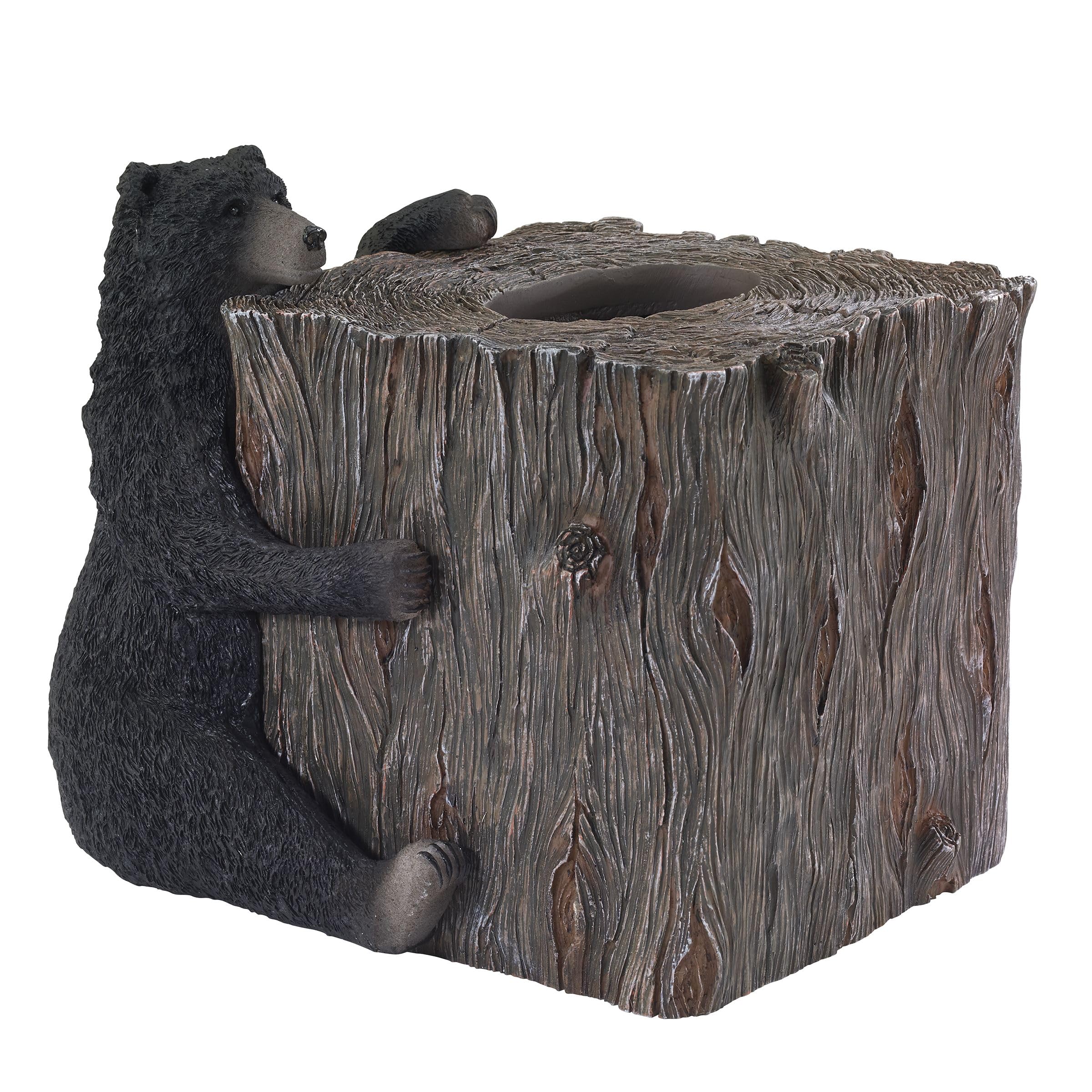 Avanti Linens 13017EMUL Black Bear Lodge Tissue Cover, Multi