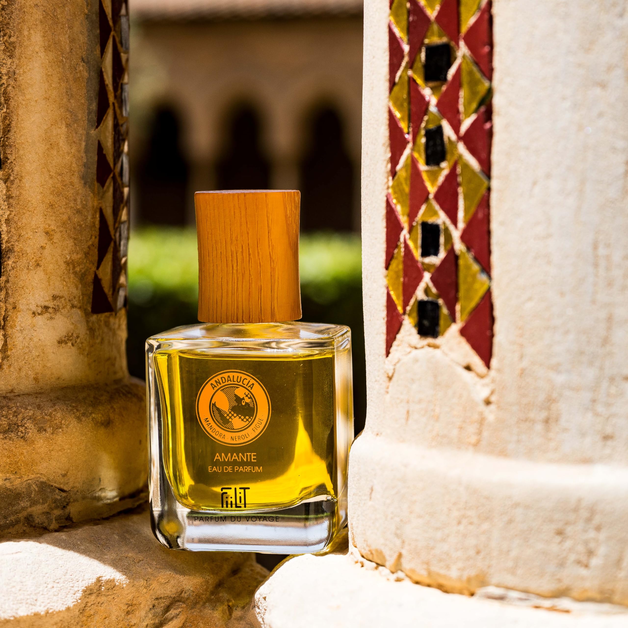 Naturalna woda perfumowana ANDALUCIA 50 ml - FiiLiT perfumy podróżne - mieszane - dla kobiet i mężczyzn - Spray do wielokrotnego napełniania - Fajna Mandora Neroli Figi