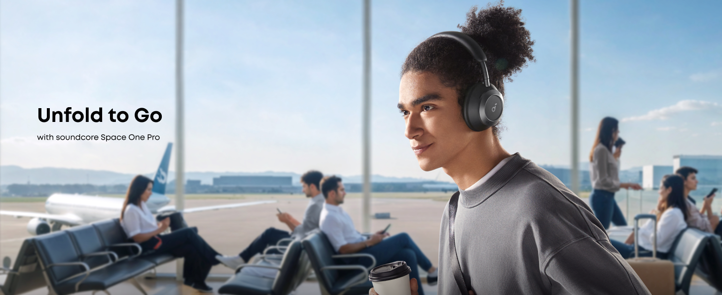 Anker soundcore Space One Pro Adaptive ANC Headphones, 60H