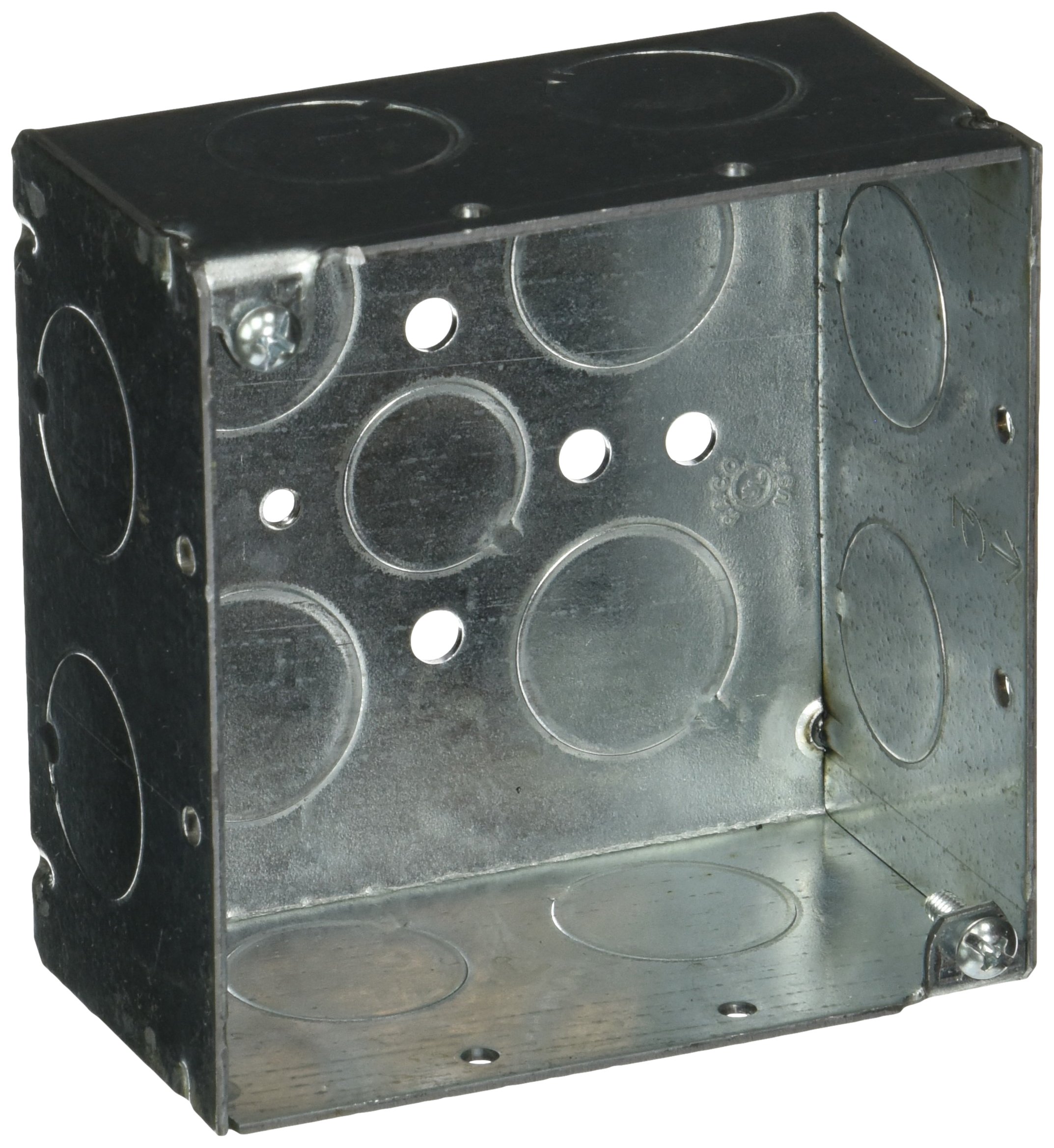 Caja eléctrica Hubbell-Raco de 2-1/8 de profundidad con knockouts 3/4 para tubos