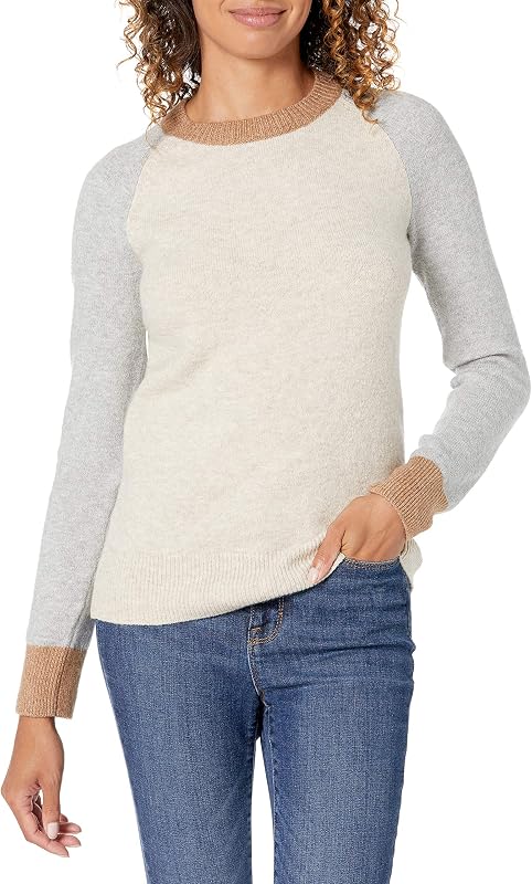 Amazon Essentials Women's Regular-Fit Soft Touch Crewneck Long-Sleeve Sweater