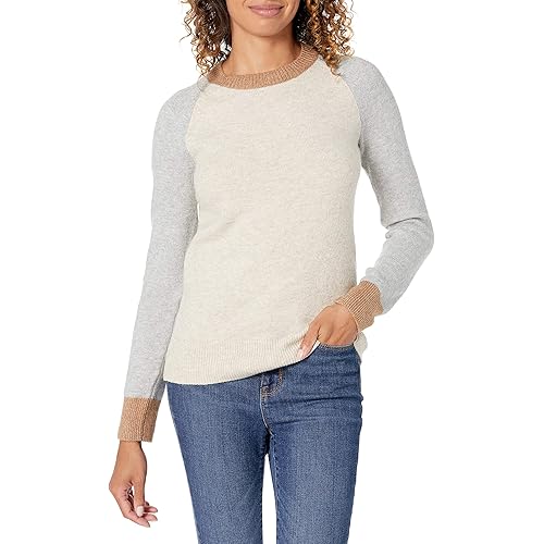 Amazon Essentials Women's Classic-Fit Soft Touch Long-Sleeve Crewneck Sweater (Available in Plus Size)
