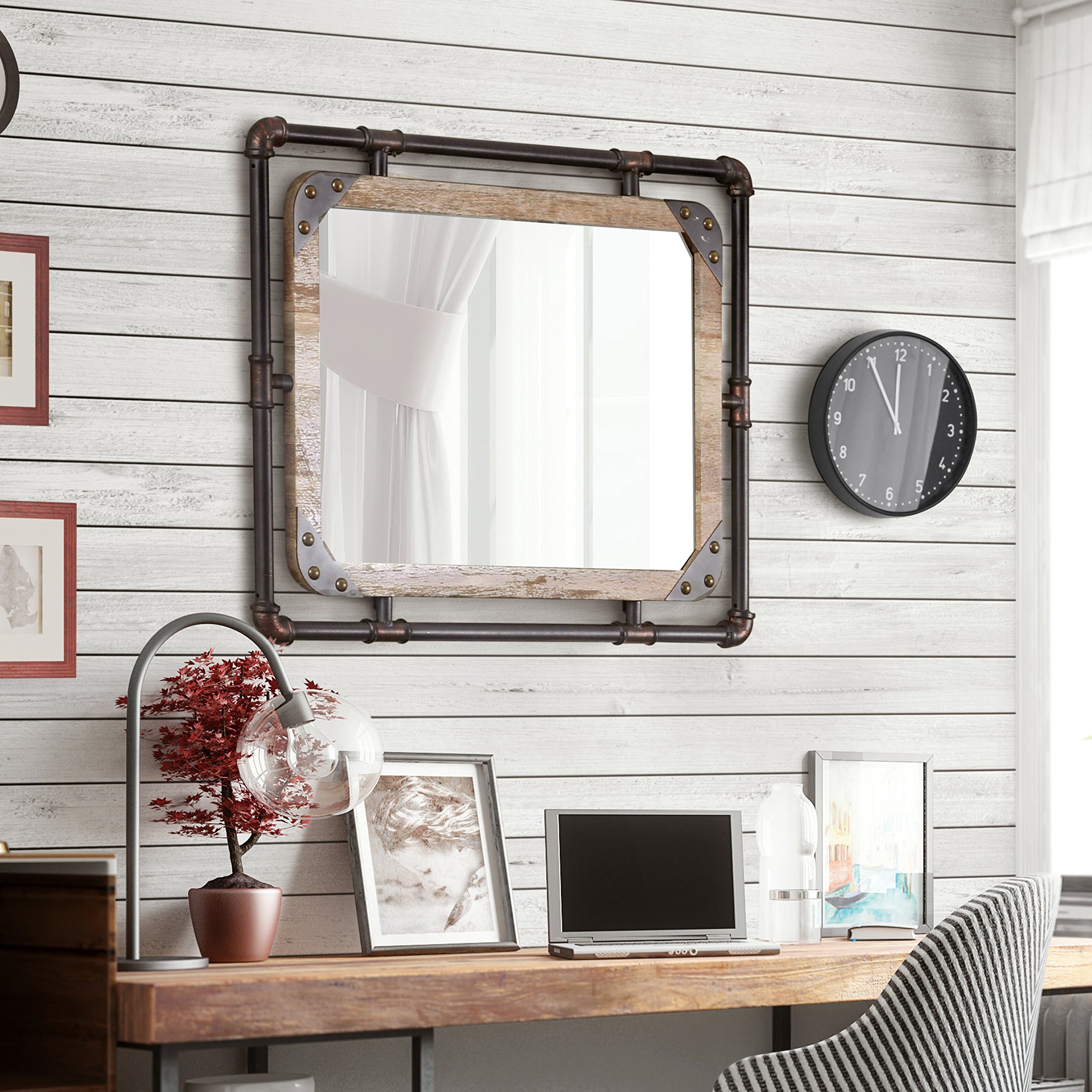 鏡 LADDER MIRROR Natural / IDEE ☆LADDER MIRROR Natural｜スタンドミラー｜IDEE SHOP Online