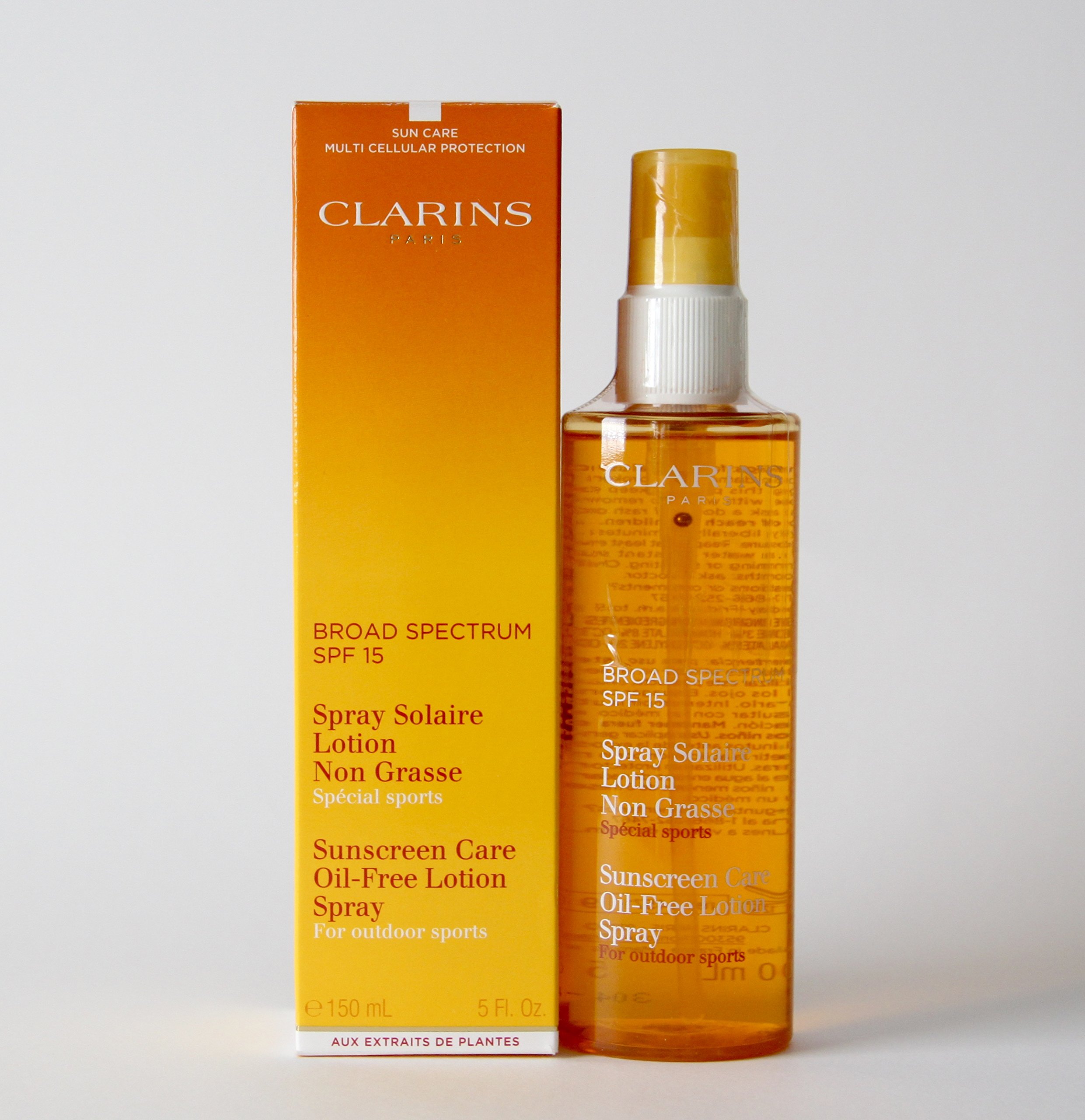 clarins sun oil spray
