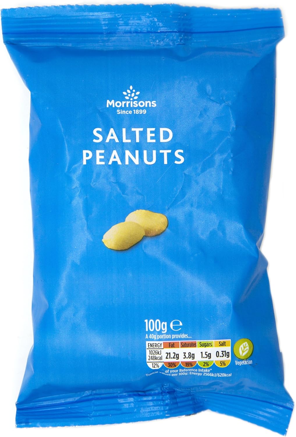 Morrisons Salted Peanuts, 100 g Amazon.co.uk Grocery