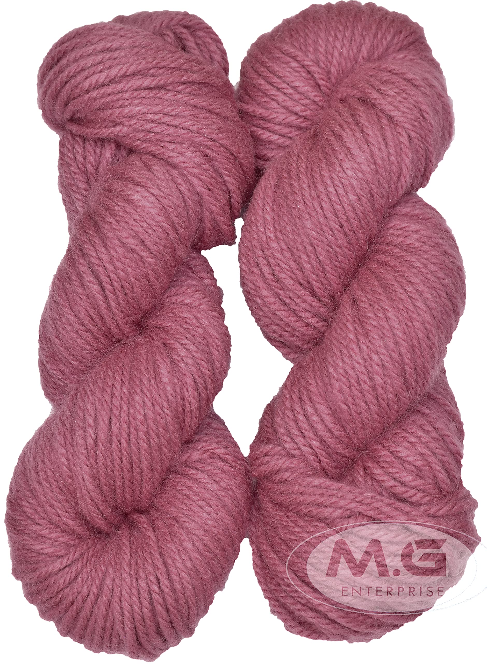 Oswal Knitting Yarn Thick Chunky Wool, Varsha Deep Salmon 200 gm Best Used with Knitting Needles, Crochet Needles Wool Yarn for Knitting. by OswalO