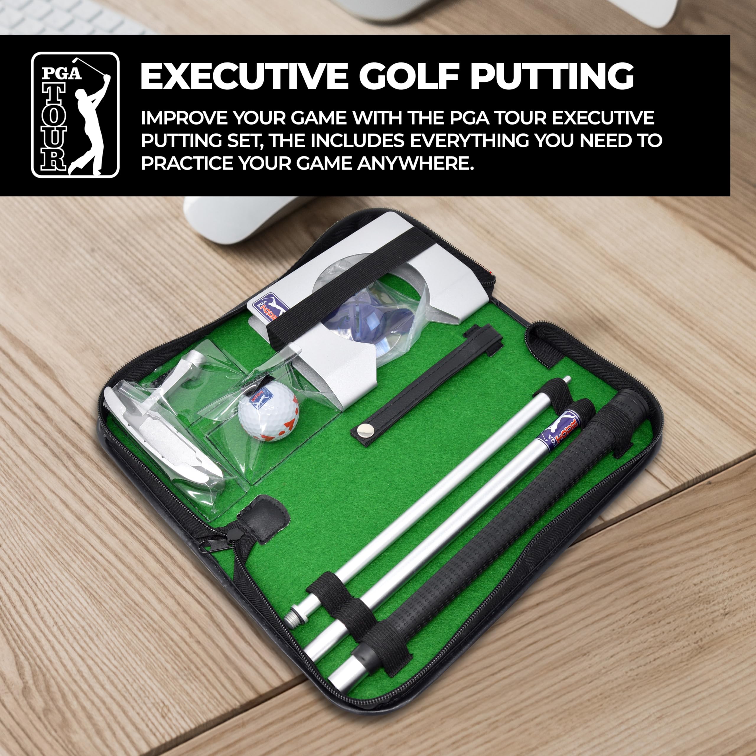PGA Tour Executive Set regalo mazze da golf Nero