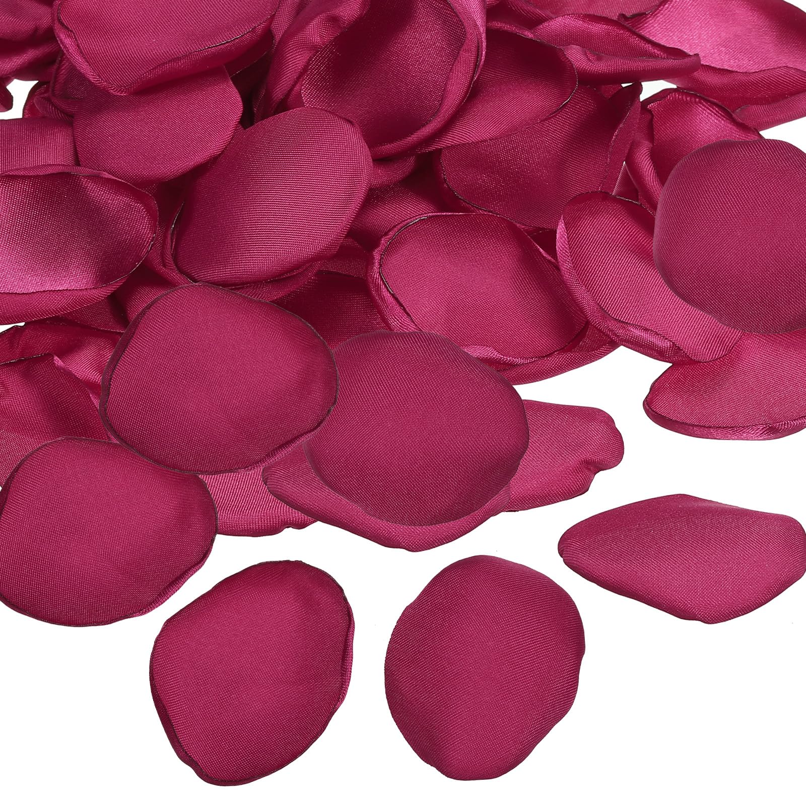 PATIKIL Silk Rose Petals, 200 Pcs Artificial Flower Petals Fake Rose Petals for Wedding Aisle Scatter Bridal Shower Table Decor Romantic Night Decoration, Rose Red