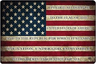 Rogue River Tactical Pledge of Allegiance USA American Flag Gun Cleaning Mat Bench Pad Gift for Gun Owner Patriotic