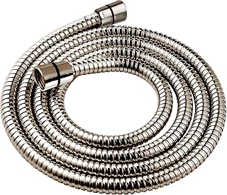 YOO.MEE Shower Hose 79 inch (6.5 Ft.) for Handheld Showerhead, Stainless Steel, Brushed Nickel