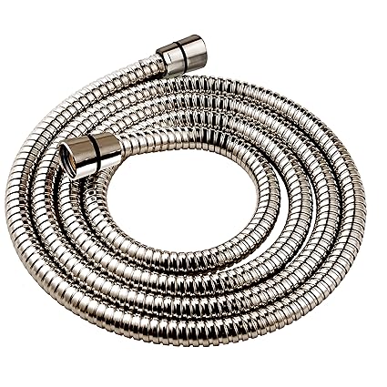 YOO.MEE Shower Hose 79 inch (6.5 Ft.) for Handheld Showerhead, Stainless Steel, Brushed Nickel