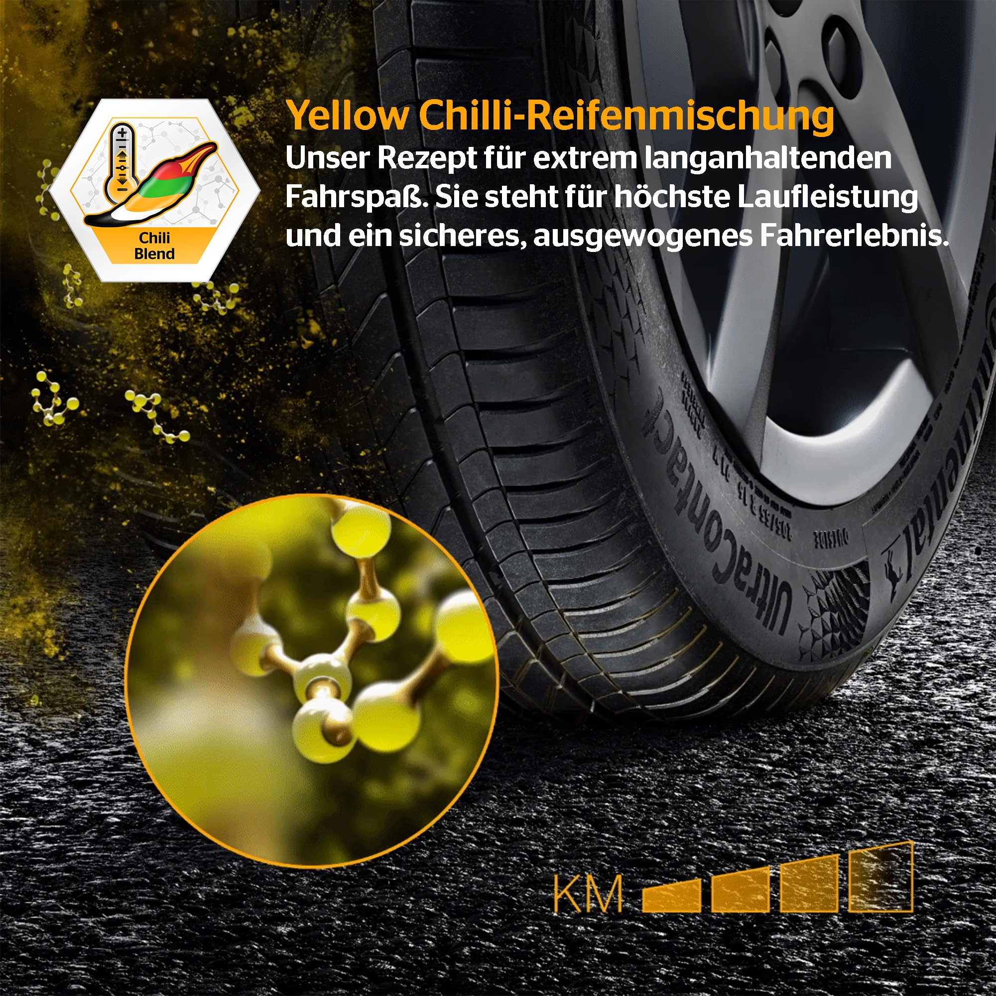 CONTINENTAL UltraContact - 195/65 R15 91H - A/B/70dB - Sommerreifen (PKW/SUV)