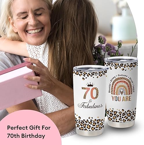 Miniatura 4 de Regalos de feliz cumpleaños 70 para mujeres, la mejor idea de regalo para mujeres de 70 años, regalos de cumpleaños de 1954 para mujeres, regalos de