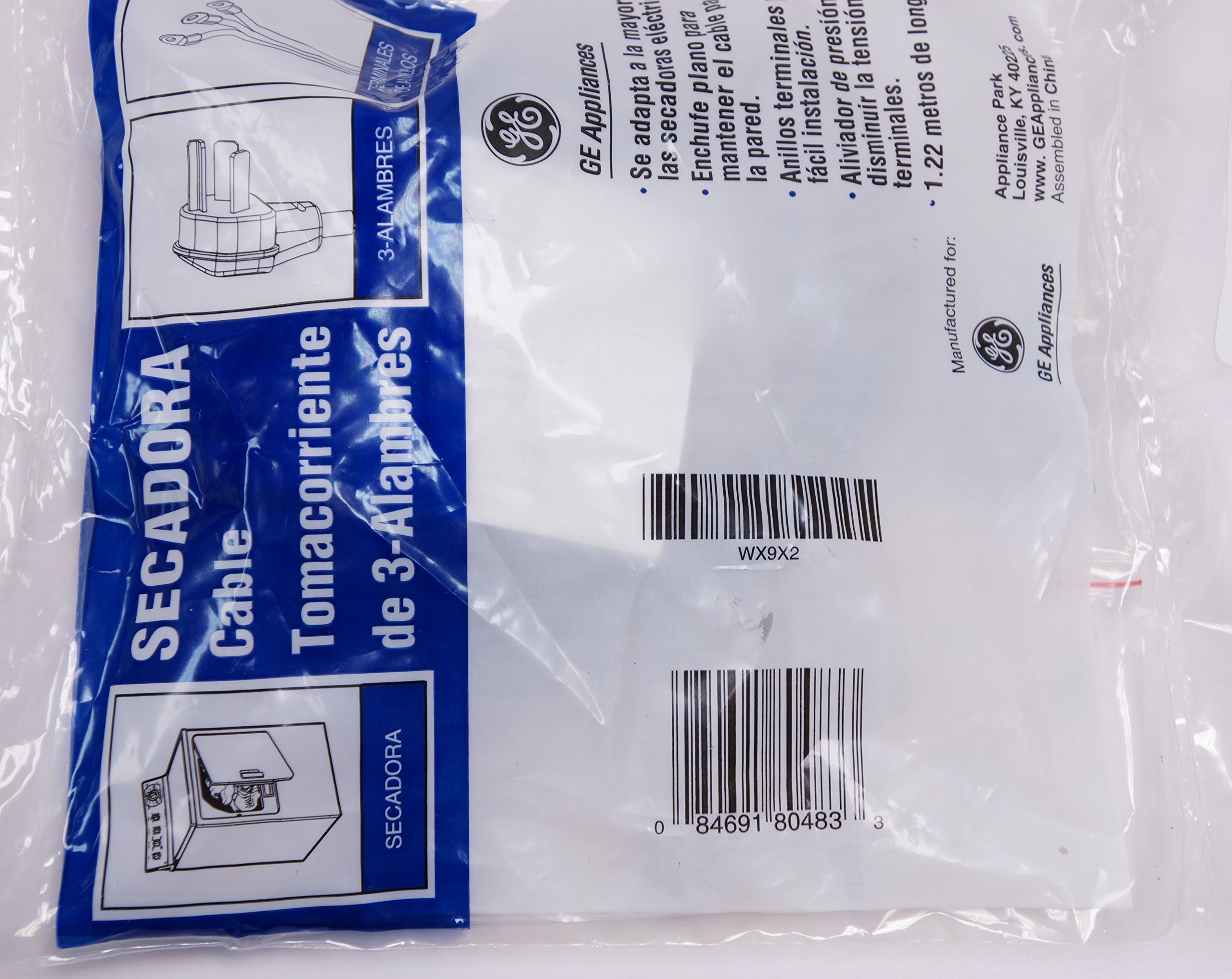 Amazon.com: GE WX9X2 Dryer 3-Prong Power Cord, Original Equipment