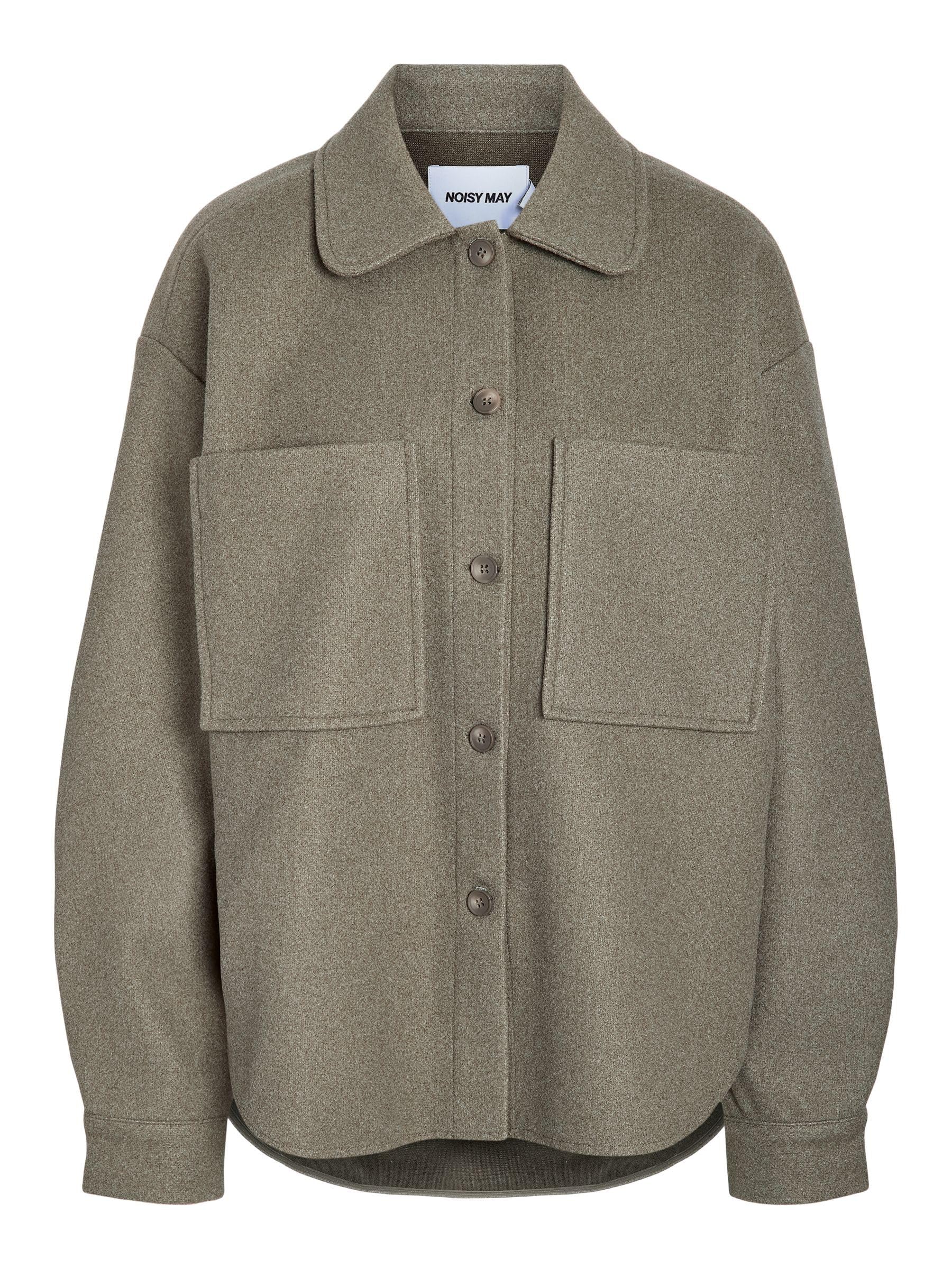Noisy May Damen Nmroddy L/S Pocket Shacket Nmroddy L/S Pocket Shacket (1er Pack)