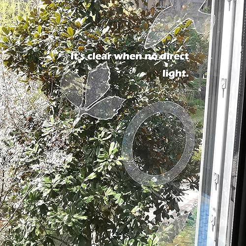 Miniatura 2 de Calcomanías holográficas para ventana para golpes de pájaros, recordatorio de vidrio, calcomanías autoadhesivas anticolisión, evita que los pájaros