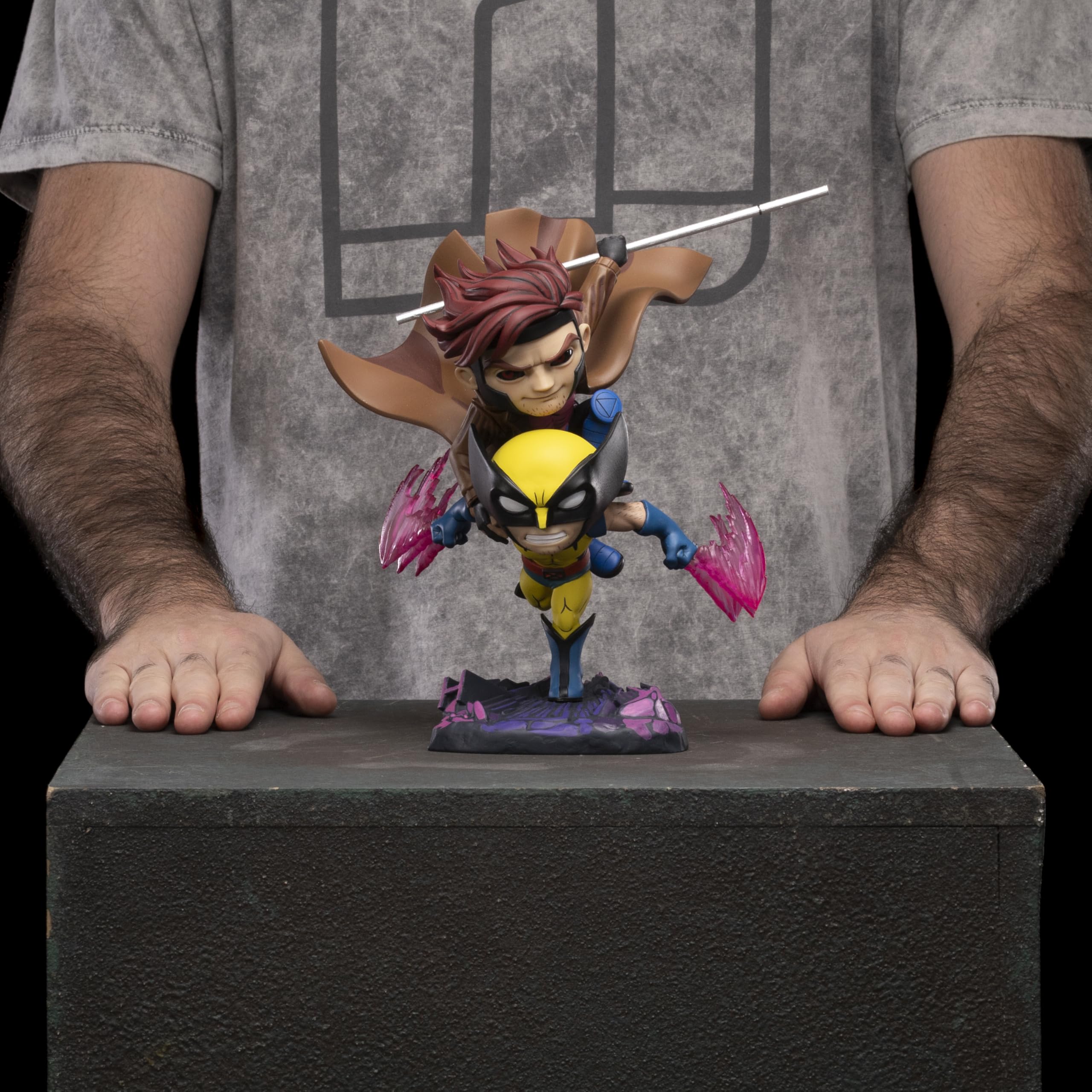 Iron Studios Mini-Statue Gambit and Wolverine X-Men '97, 23,25 cm