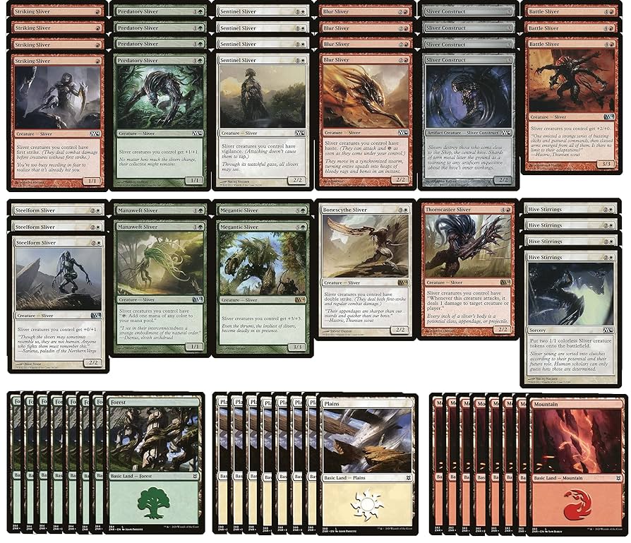 マジック：ザ・ギャザリング MTG commander Slivers deck (100 cards) 91ztT6t0PJL._AC_UF894,