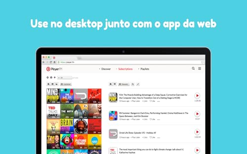 App de Podcast: Gratuito & Offline do Player FM