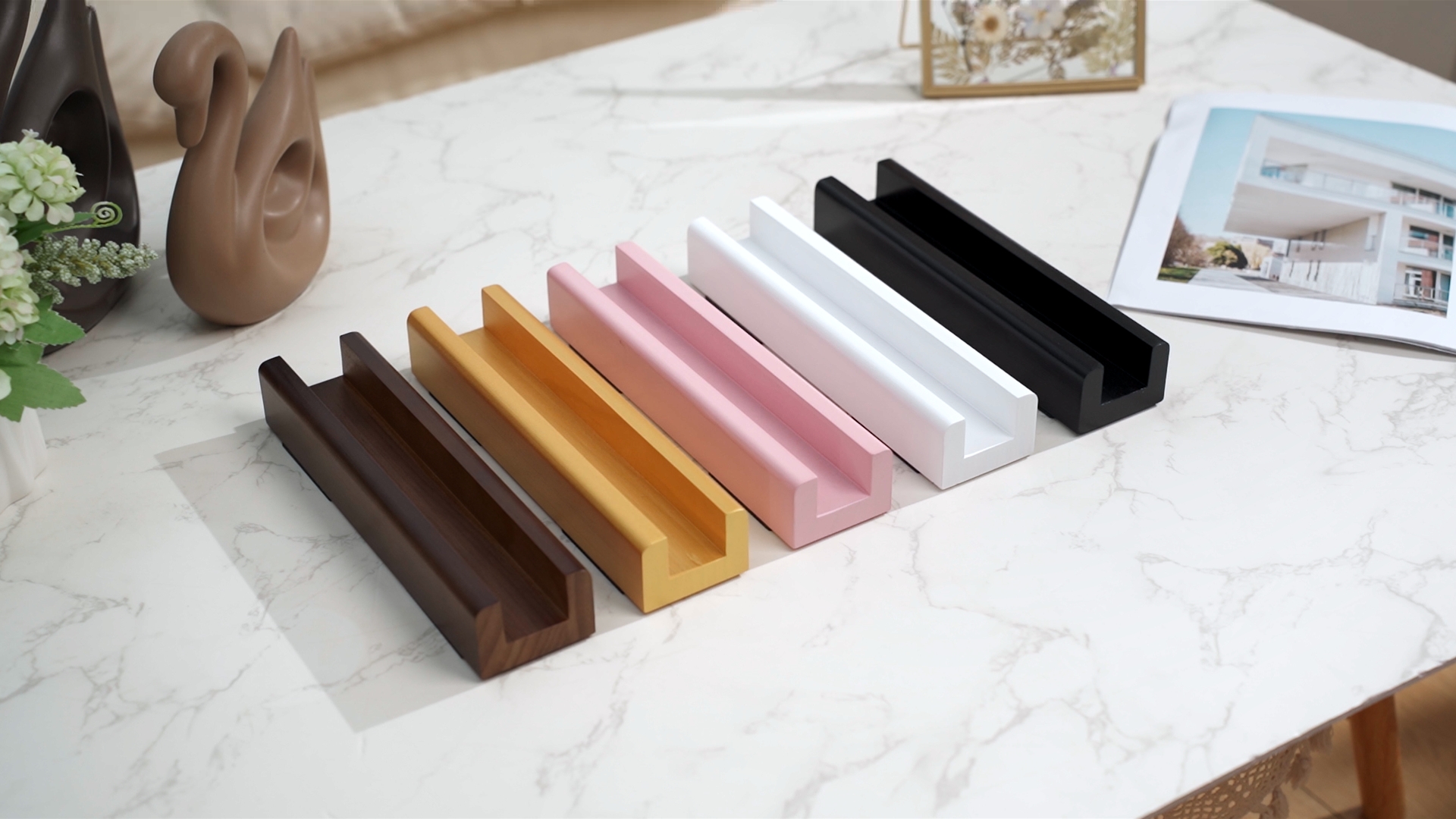 Amazon.com: Colingmill 1 Pcs Wooden Floor Mirror Stand Anti Slip