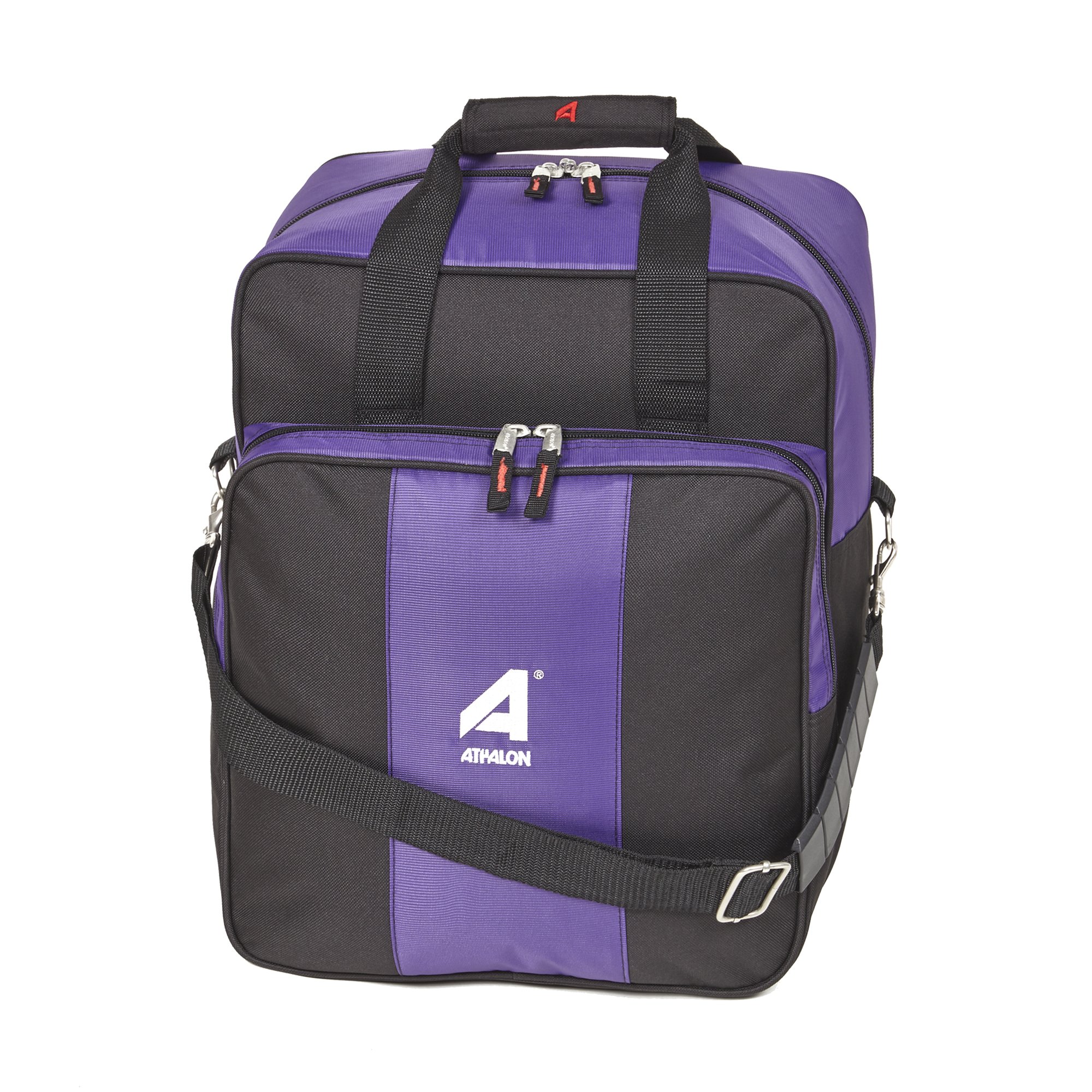 Athalon Deluxe Two-Piece Ski & Boot Bag Combo (Black/Purple)